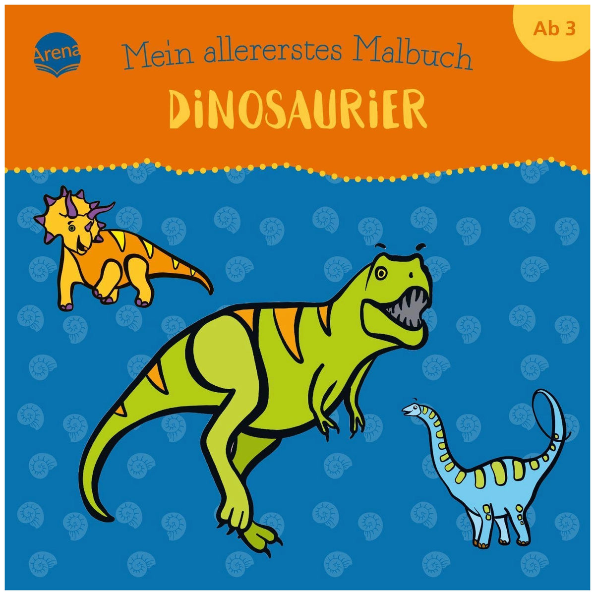 ARENA - My First Coloring Book Dinosaur - Books - German Edition