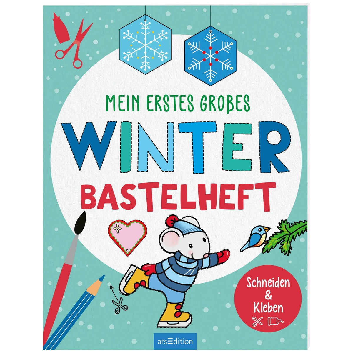 ARSEDITION - Mijn Eerste Grote Winter Knutselboek - Boeken - Duitse Editie