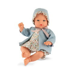 ASI Dolls - Koke 36cm Celeste Floral Ensemble - Handcrafted Spanish Soft-Body Baby Doll - Age +3 - Dolls, Playsets & Toy Figures