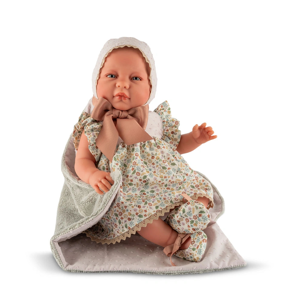 ASI Dolls - Sofía Real Reborn 46cm - Handgemaakte Spaanse Levensechte Baby Pop - 3+ Jaar