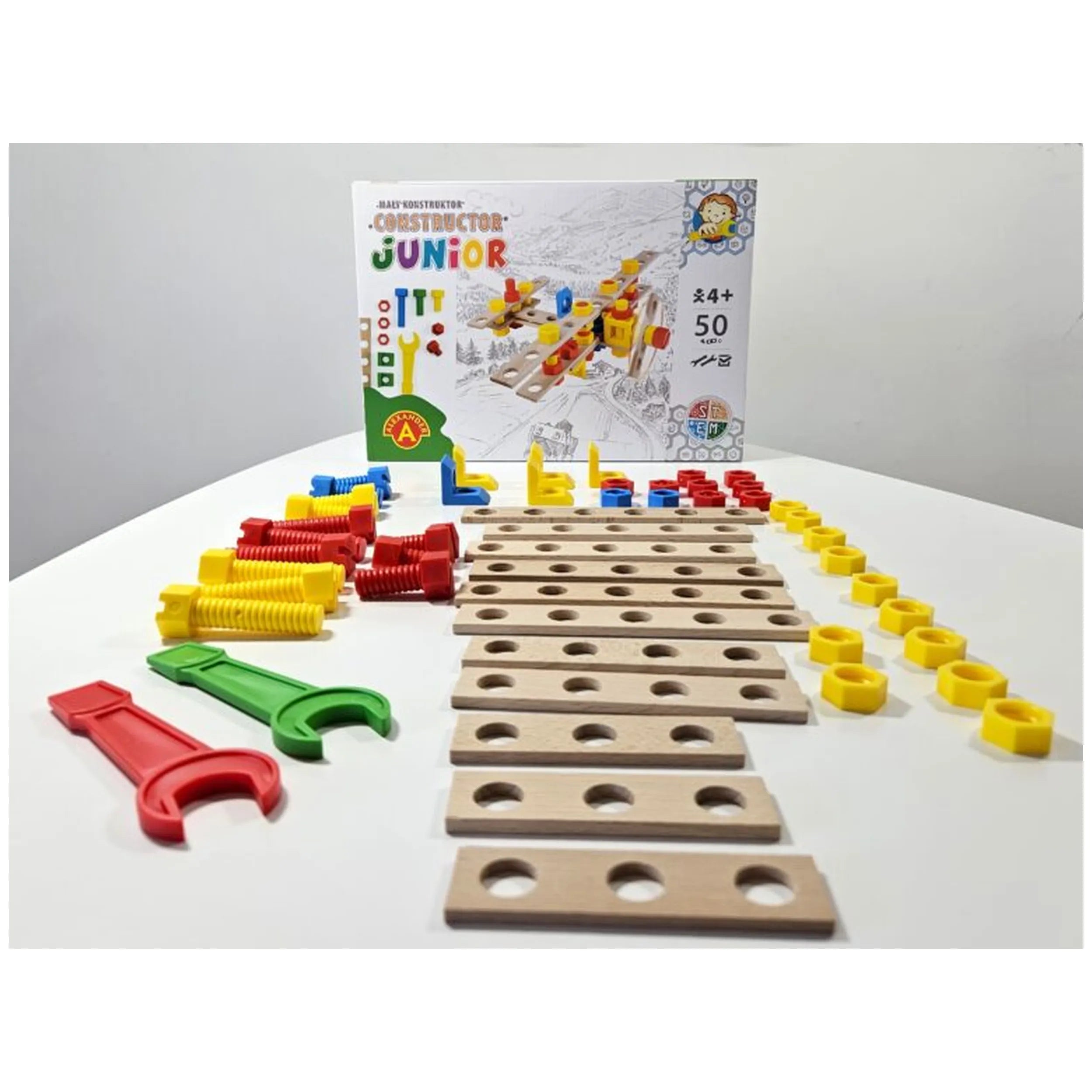 Alexander - Constructor Junior Wooden Airplane Construction Set Toys
