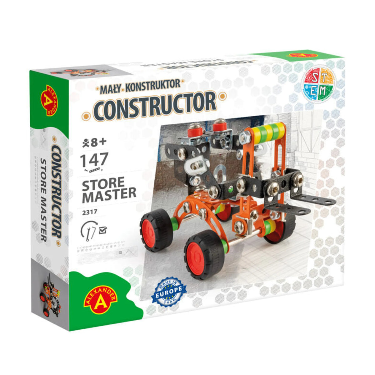 Alexander - Maly Constructor Forklift Construction Set Toys