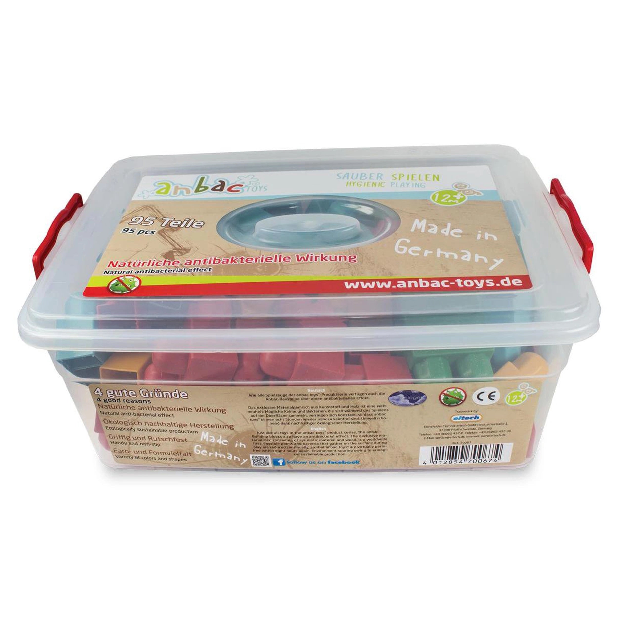 Anbac - Multicoloured Sanitizing Bricks 95 Pcs Pack - Construction Set Toys (Copy)