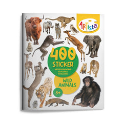 Artista - Sticker Book Wild Animals - Arts & Crafts - Italian Edition