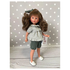 Asi Bambole - Poppen - Celia Groene Collectie - Gearticuleerde Pop - 4 Jaar
