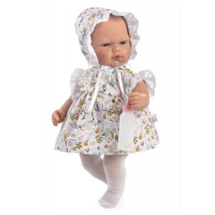 Asi Dolls - Lalka Oli 30 cm in Bloemenjurk