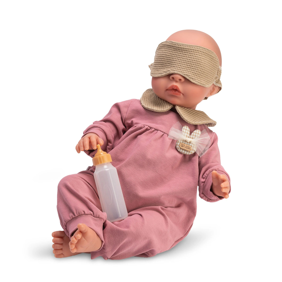 Asi Dolls - Leo 46 Cm In Pink Pajamas With Mask