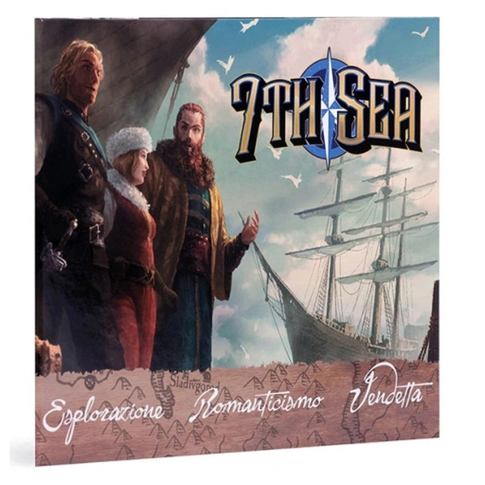 Asmodee - 7th Sea Game Master Screen - Board Games - Age +14 - Accessory - STR2901 - Italian Edition