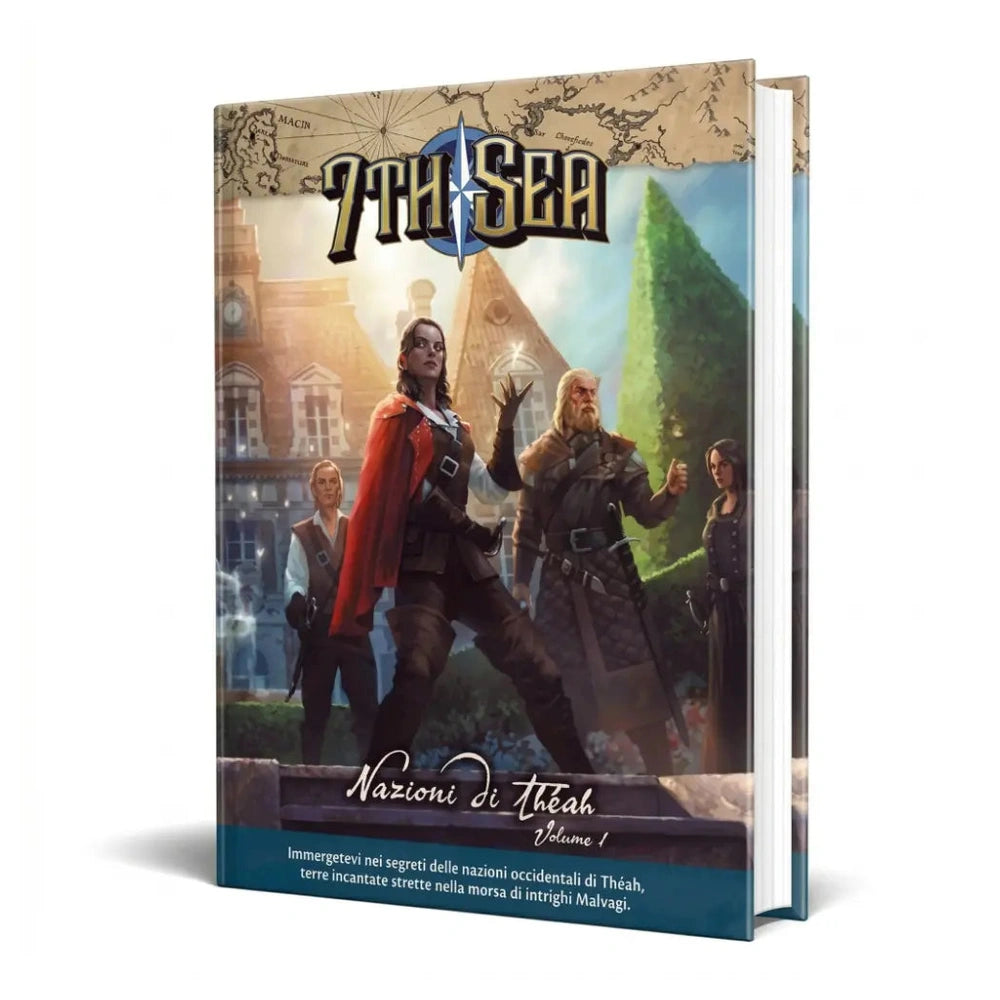 Asmodee - 7th Sea Nazioni di Théah Vol.1 - Bordspellen - +14 - STR2904 - Italiaanse Editie