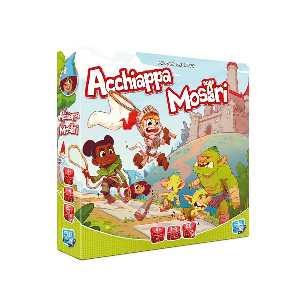 Asmodee - Acchiappa Mostri - Board Games - Age +4 - STR8766 - Italian Edition