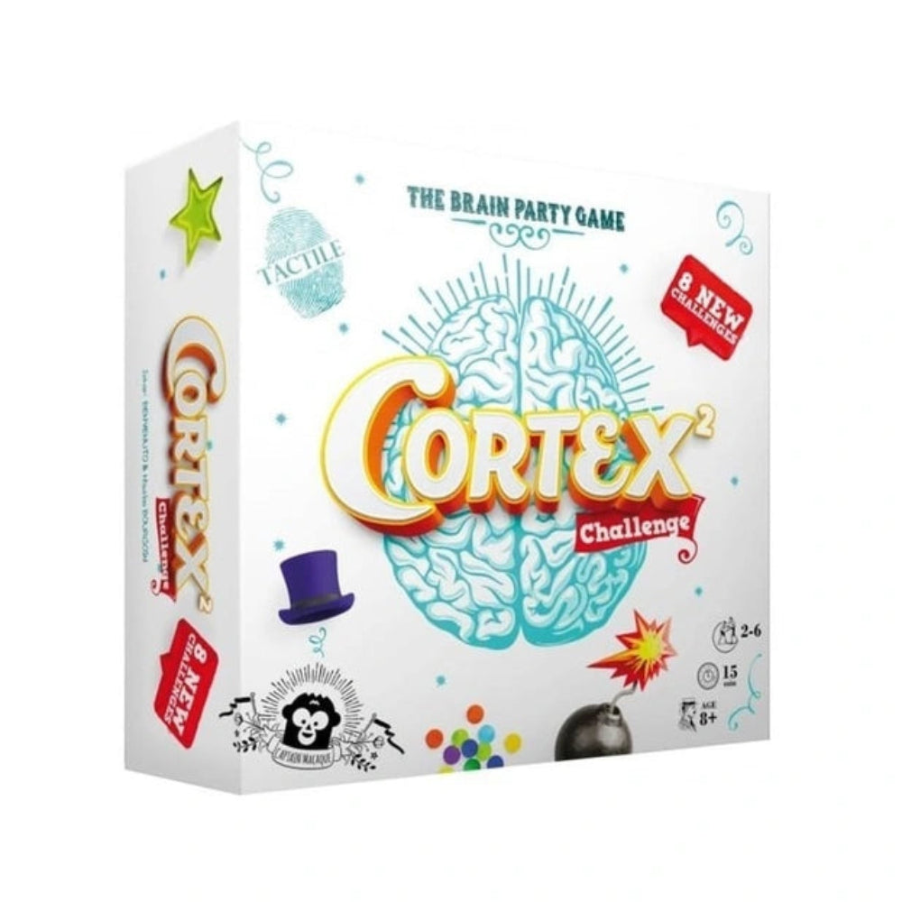 Asmodee - Cortex Challenge 2 - Board Games - Age +8 - Fun Brain Game - STR8933 - Italian Edition