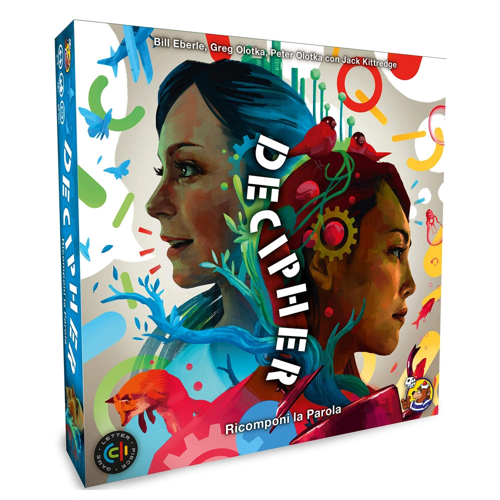 Asmodee - Decipher - Board Games - Age +10 - Fun Challenge - STR8863 - Italian Edition