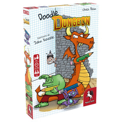 Asmodee - Doodle Dungeon - Board Games - Age +10 - STR8126 - Italian Edition