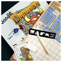 Asmodee - Doodle Dungeon - Board Games - Age +10 - STR8126 - Italian Edition