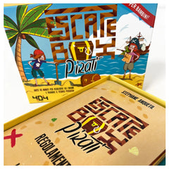 Asmodee - Escape Box – Pirati - Board Games - Age +8 - STR8473 - Italian Edition