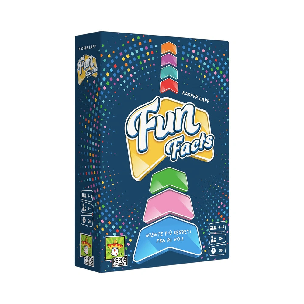 Asmodee - Fun Facts - Board Games - Age +8 - Social Interaction - STR8414 - Italian Edition