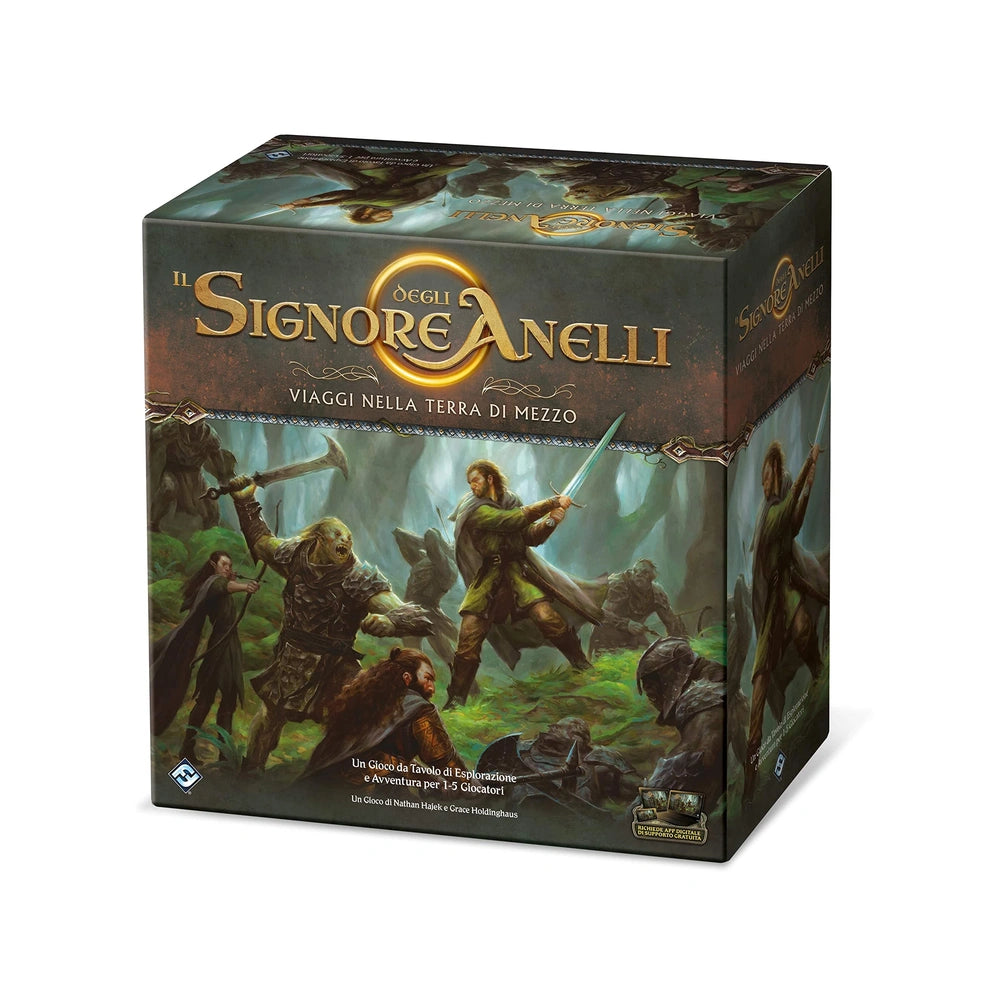 Asmodee - Il Signore degli Anelli - Viaggi nella Terra di Mezzo - +13 - Bordspellen - STR10700 - Italiaanse Editie