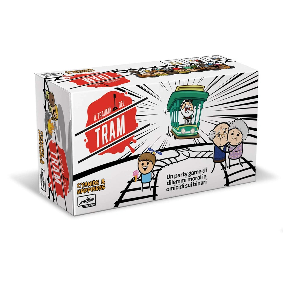 Asmodee - Il Trauma del Tram - Kaartspellen - 16+ - STR8533 - Italiaanse Editie