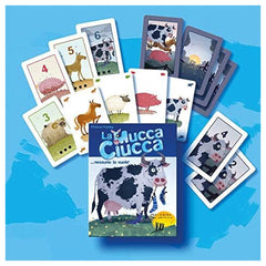Asmodee - La Mucca Ciucca - Bordspellen - +8 - Leuk Kaartspel - STR8054 - Italiaanse Editie