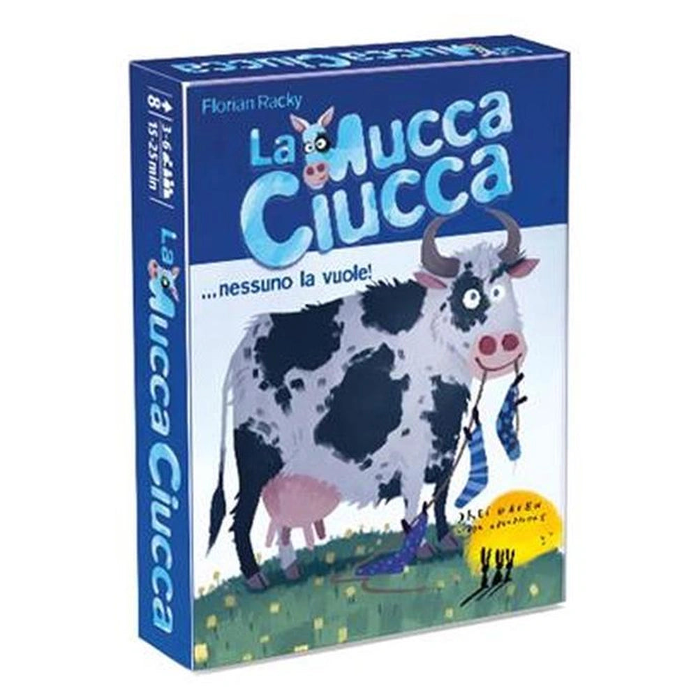 Asmodee - La Mucca Ciucca - Bordspellen - +8 - Leuk Kaartspel - STR8054 - Italiaanse Editie