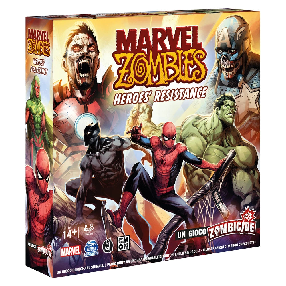 Asmodee - Marvel Zombies - Heroes' Resistance - Board Games - Age +14 - STR8316 - Italian Edition
