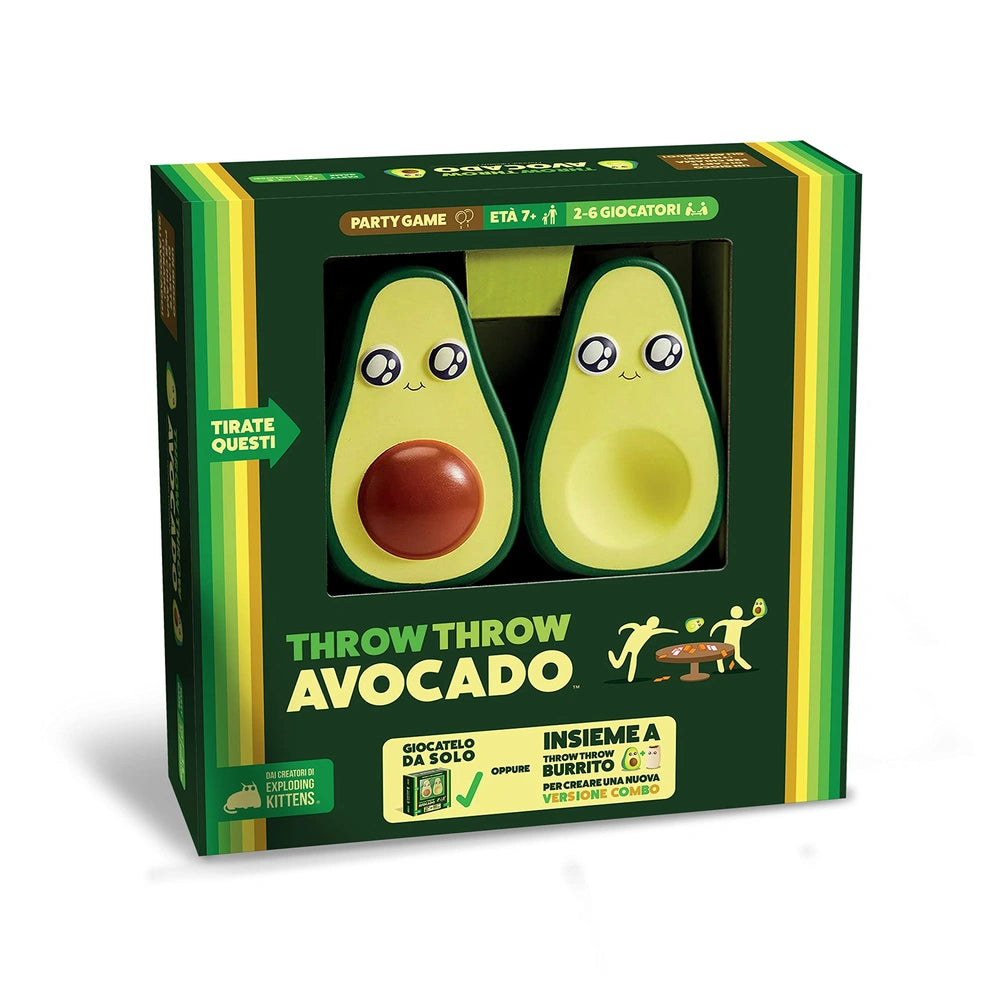 Asmodee - Throw Throw Avocado - Board Games - Age +7 - STR8626 - Italian Edition