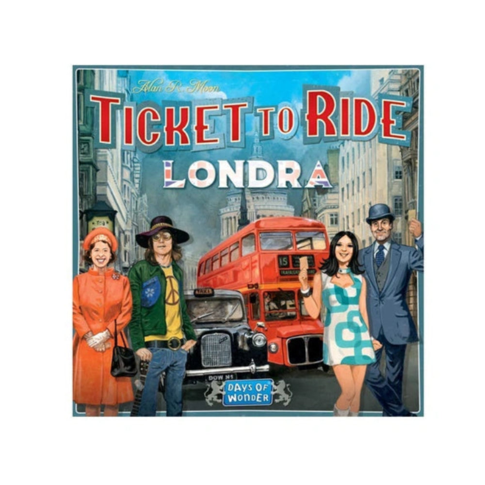 Asmodee - Ticket to Ride Londra - Kaartspellen - 8+ - STR8514 - Italiaanse Editie