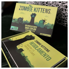 Asmodee - Zombie Kittens - Kaartspellen - 7+ - STR8628 - Italiaanse Editie