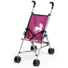 BAYER DESIGN - Lila Buggy Eenhoorn Paars - Poppen Speelsets Speelfiguren