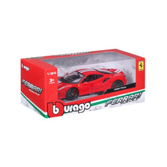BBurago - Ferrari 488 Pista 1:24 Die Cast Speelvoertuigen