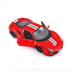 BBurago - Ferrari 488 Pista 1:24 Die Cast Speelvoertuigen