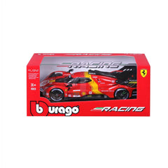BBurago - Ferrari Racing Ferrari Le Mans Hypercar 499P 1:24 Die Cast Speelvoertuigen