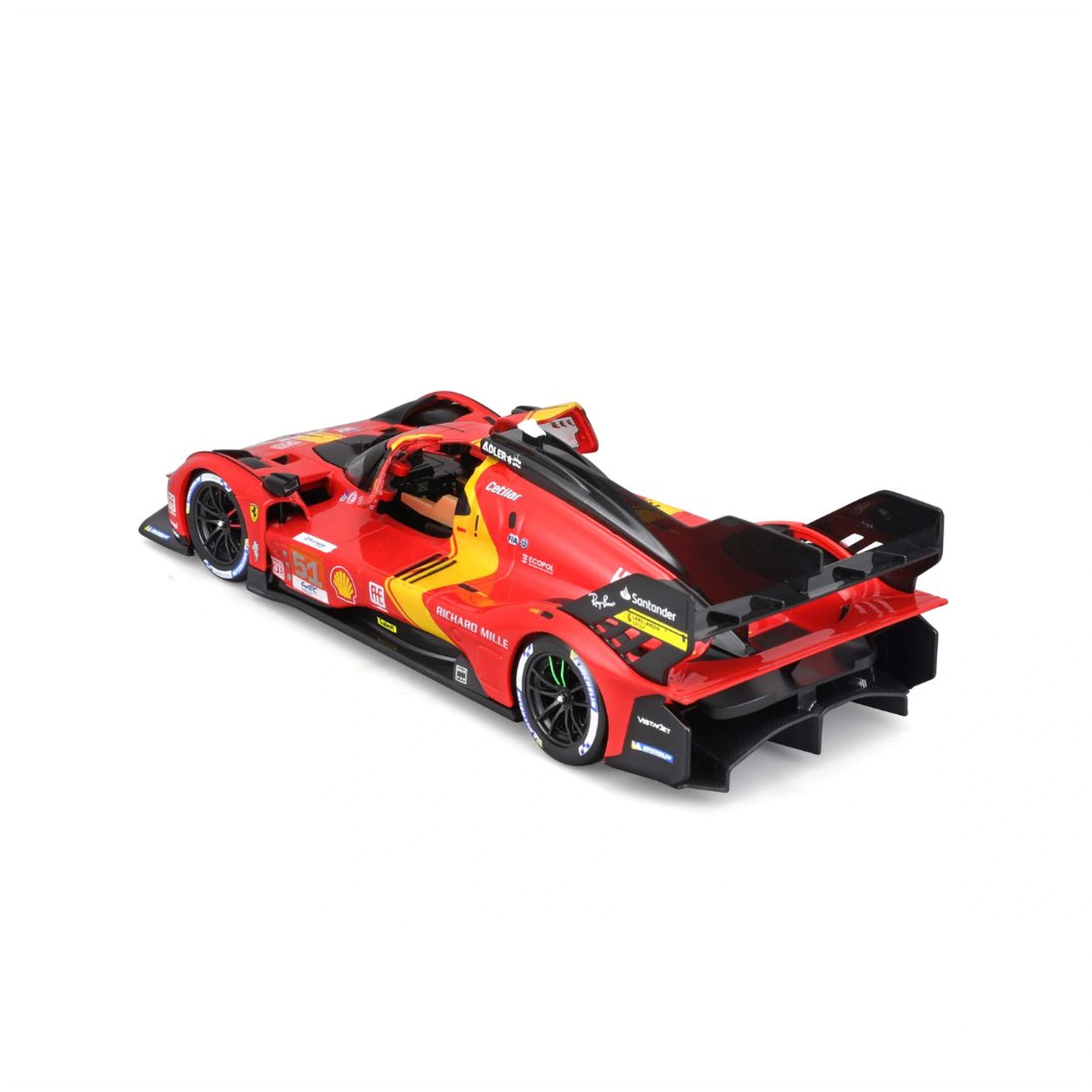 BBurago - Ferrari Racing Ferrari Le Mans Hypercar 499P 1:24 Die Cast Speelvoertuigen