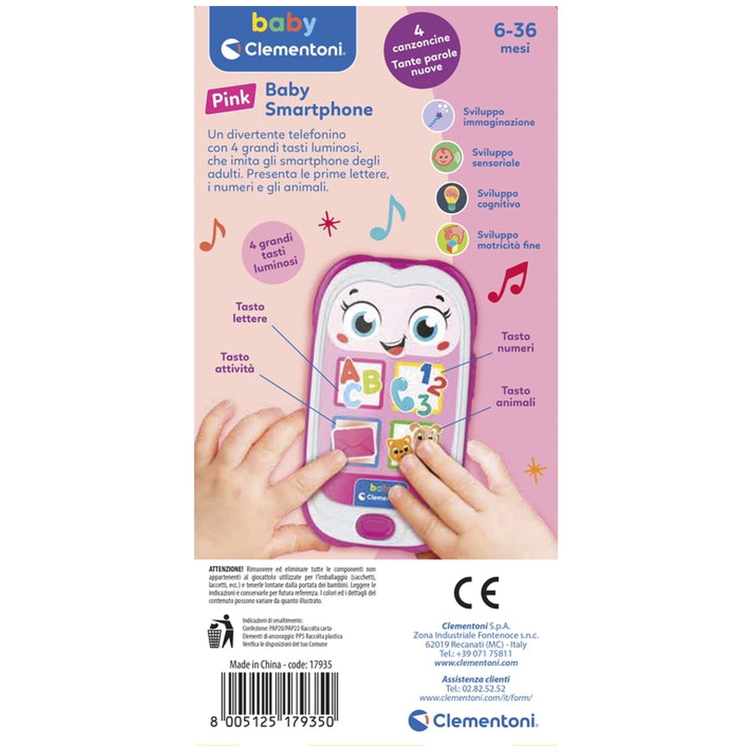 Baby-Clementoni-Baby-Smartphone-Pink-Educational-Toys