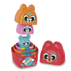 CLEMENTONI - Baby Stapelspel - Sorteren & Stapelen - +18M - Educatief Spel - CLM17606