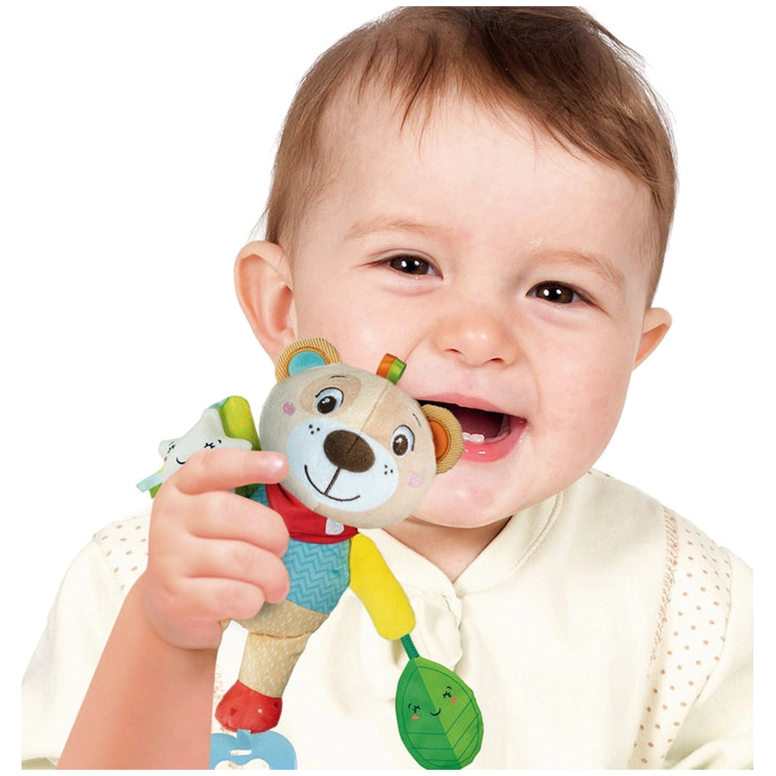 Baby Clementoni - Easy-Peasy Zachte Beer Knuffeldieren