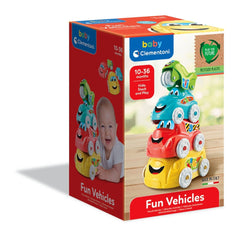 Baby Clementoni - Leuke Voertuigen Sorteer- en Stapel Speelgoed
