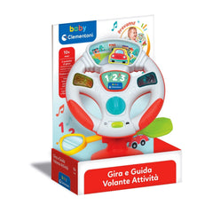 Baby Clementoni - Gira E Guida Volante Activiteit Baby Speelgoed - Italiaanse Editie