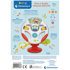 Baby Clementoni - Gira E Guida Volante Activiteit Baby Speelgoed - Italiaanse Editie