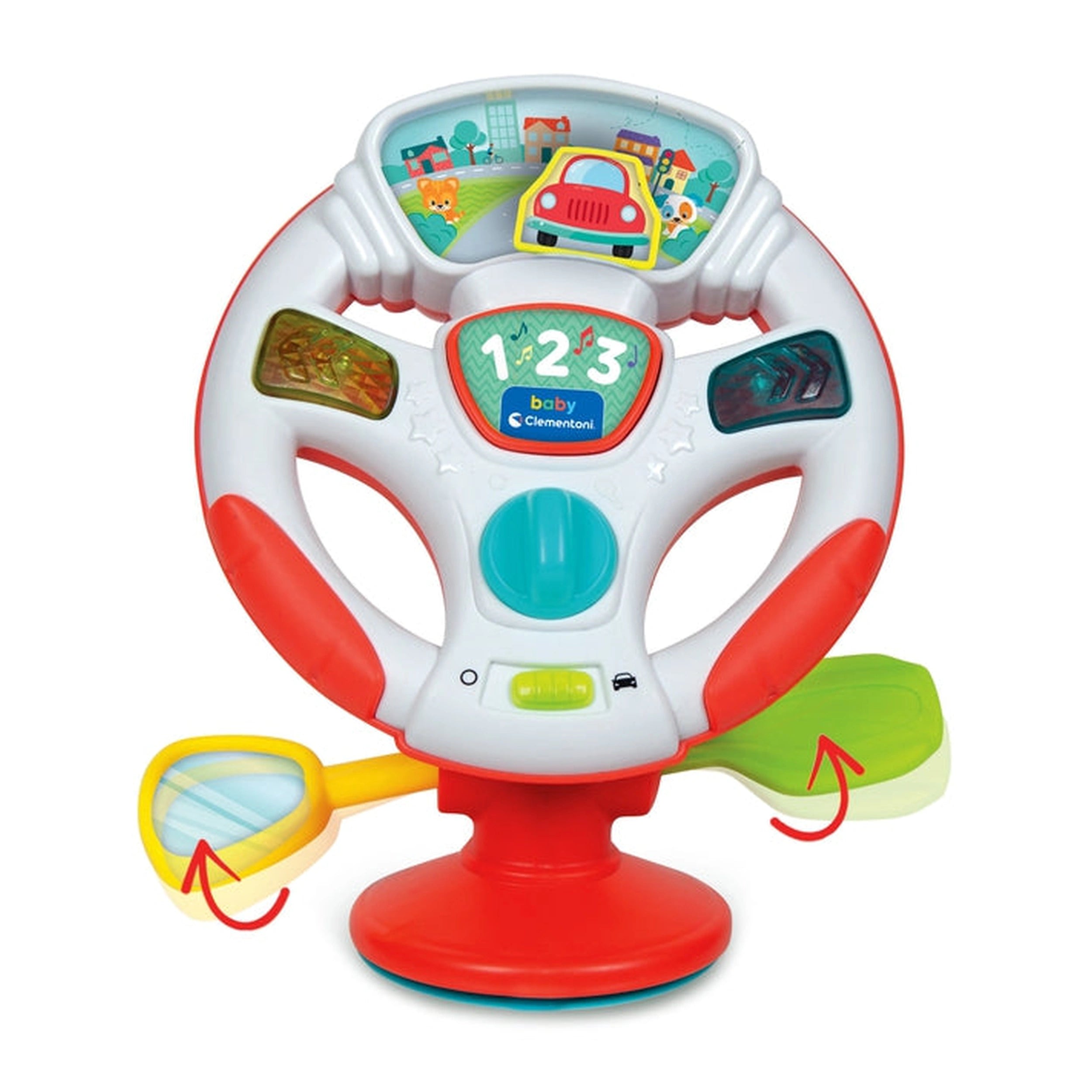 Baby Clementoni - Gira E Guida Volante Activiteit Baby Speelgoed - Italiaanse Editie