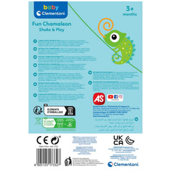 Baby Clementoni - Interactive Fun Chameleon Rattle Shake And Play