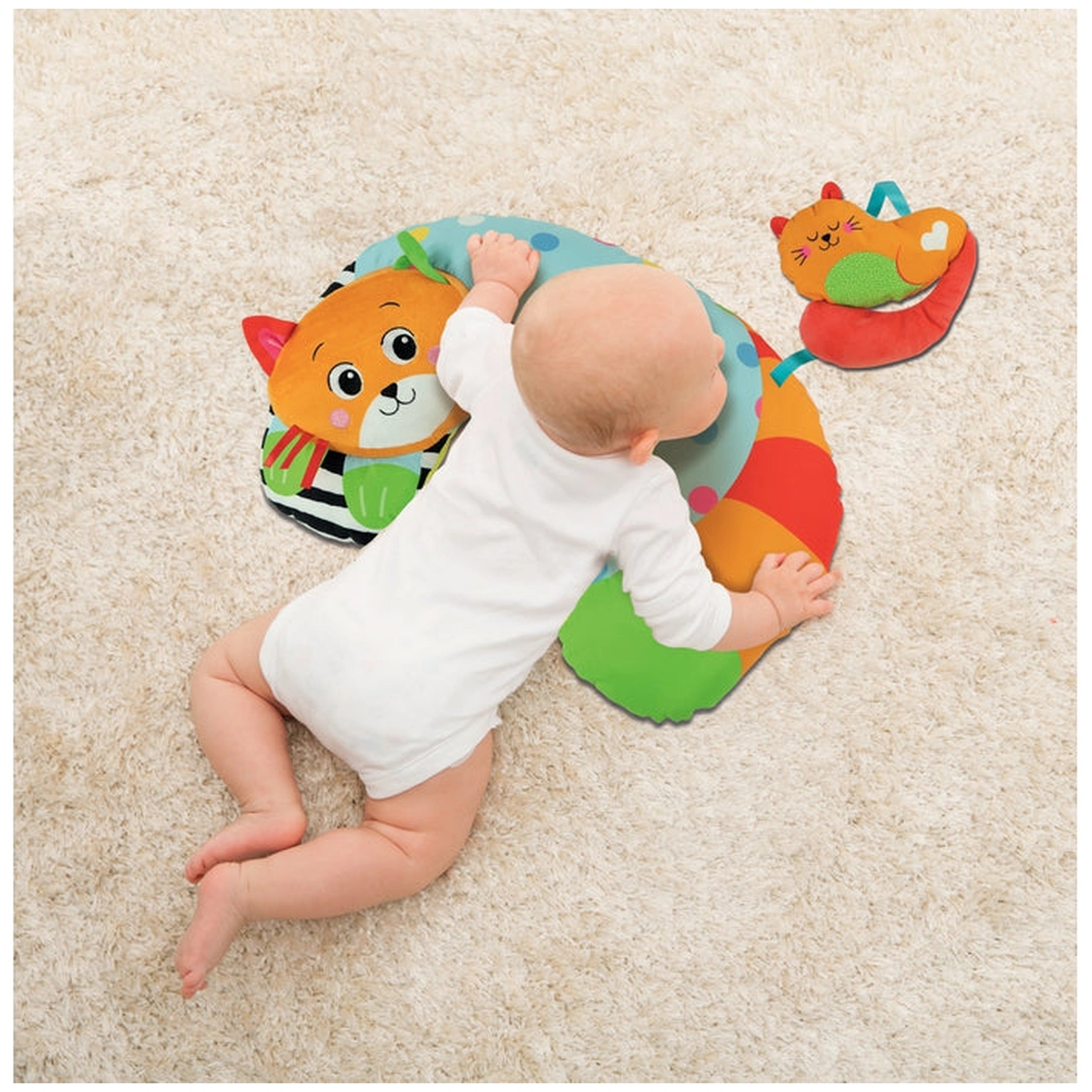 Baby Clementoni - Kitty Cat Buikligkussen