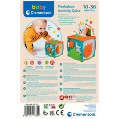 Baby Clementoni - Peekaboo Activity Cube Baby Activity Toys