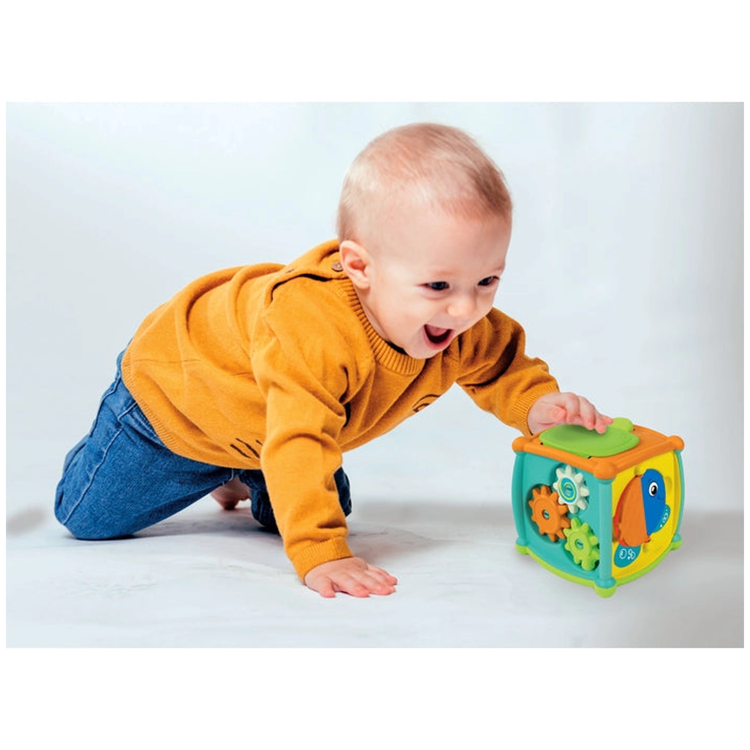 Baby Clementoni - Peekaboo Activity Cube Baby Activity Toys
