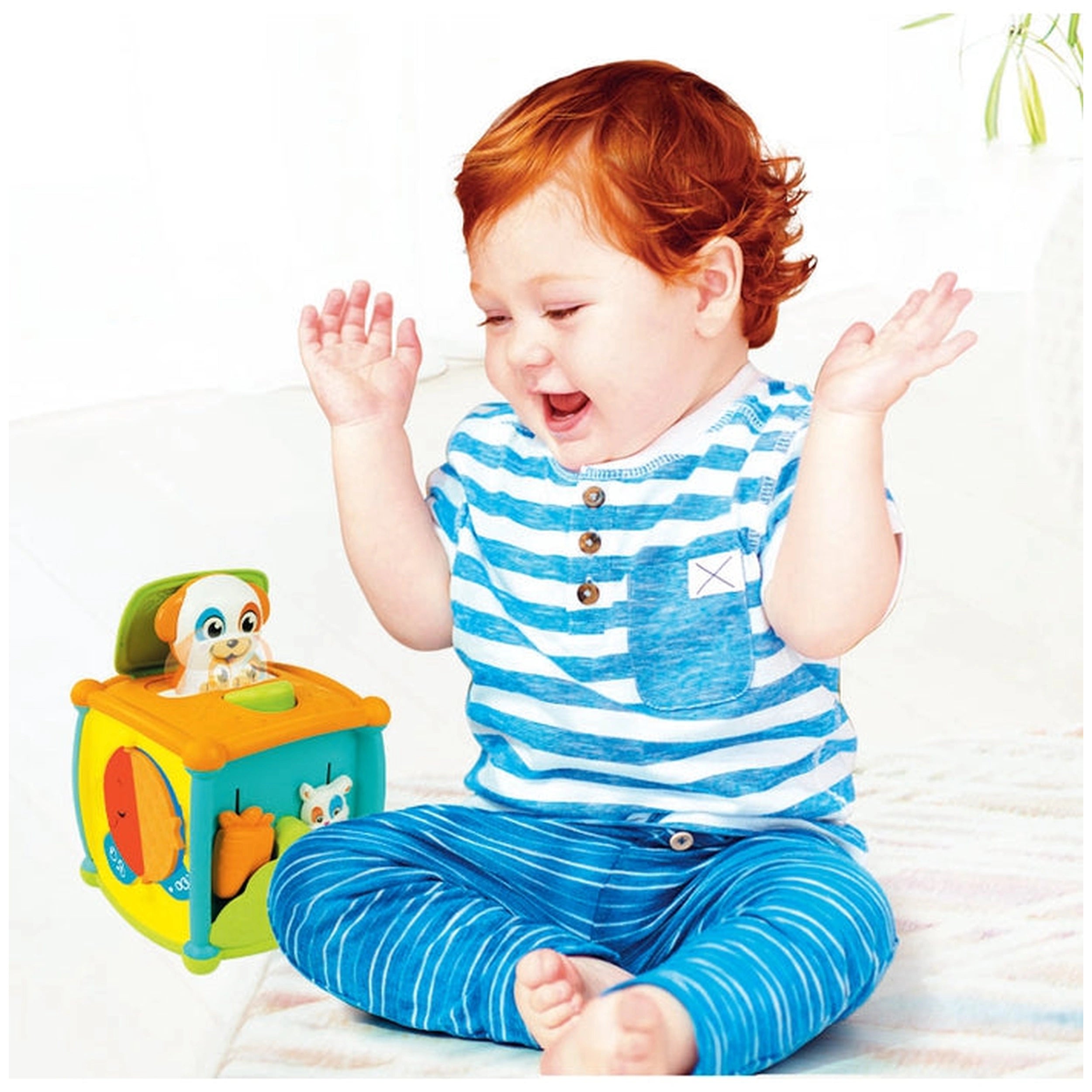 Baby Clementoni - Peekaboo Activity Cube Baby Activity Toys