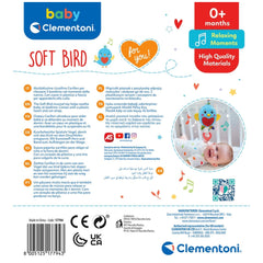 Baby Clementoni - Zachte Vogel Carillon Knuffeldieren