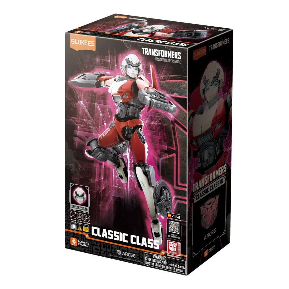 Blokees - Transformers Classic Class Arcee 07 Rise of the Beasts 59 Pcs - Age +12 - Model Making
