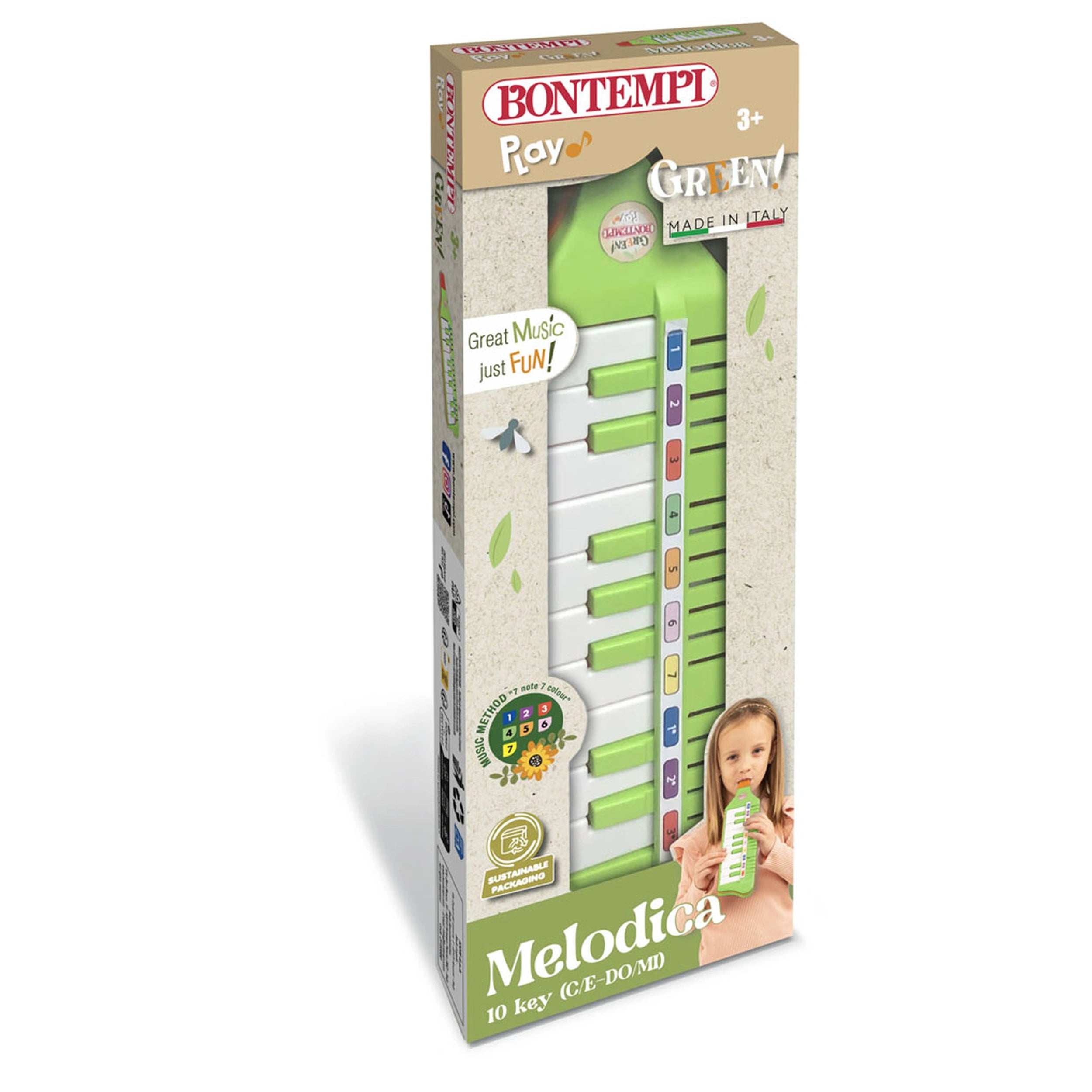 Bontempi - Mondpiano-Spelen-Groen - Muziekinstrumenten