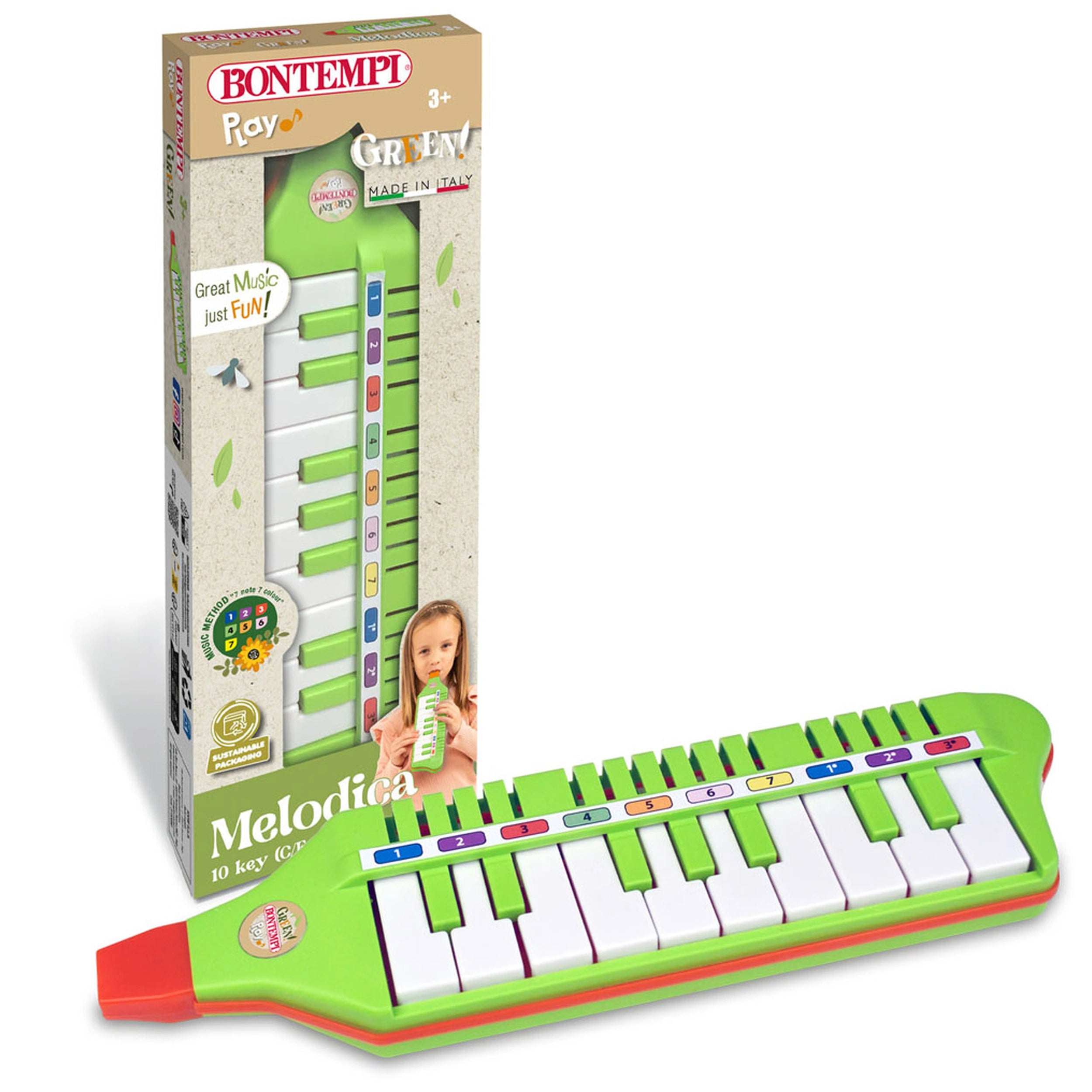 Bontempi - Mondpiano-Spelen-Groen - Muziekinstrumenten
