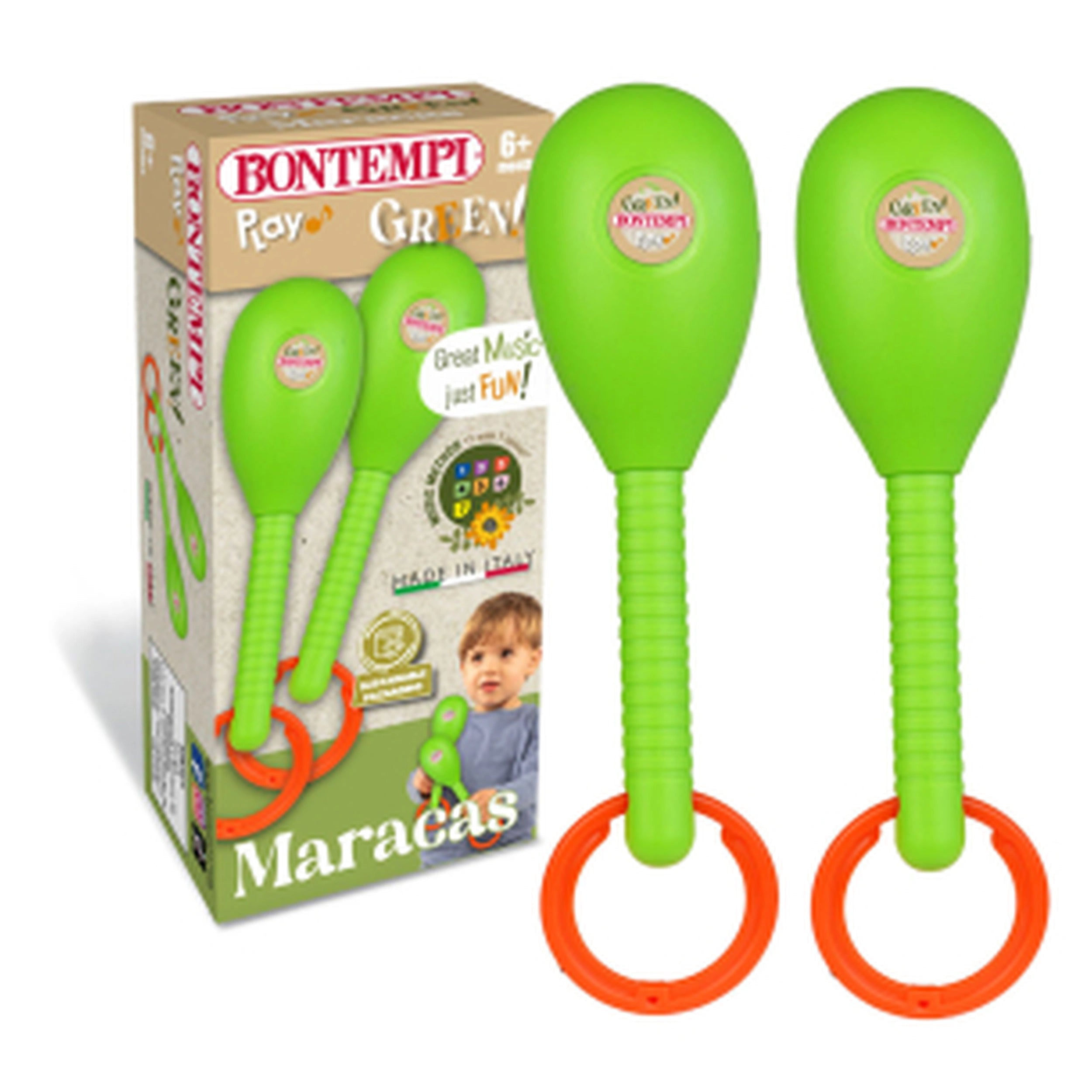 Bontempi - Houten Maracas - Muziekinstrumenten